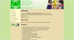Desktop Screenshot of childrensmdc.com