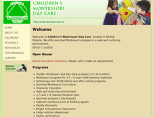 Tablet Screenshot of childrensmdc.com